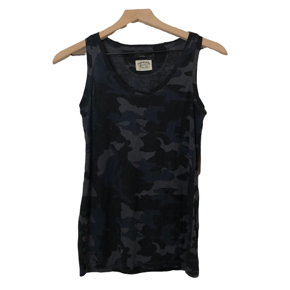Prana Black Grey Camo Tank Sustainable